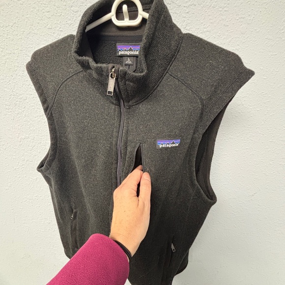 Patagonia Men’s Sz L Better Sweater Vest in Black, Exclnt/Like New Cndtn. - Picture 6 of 11